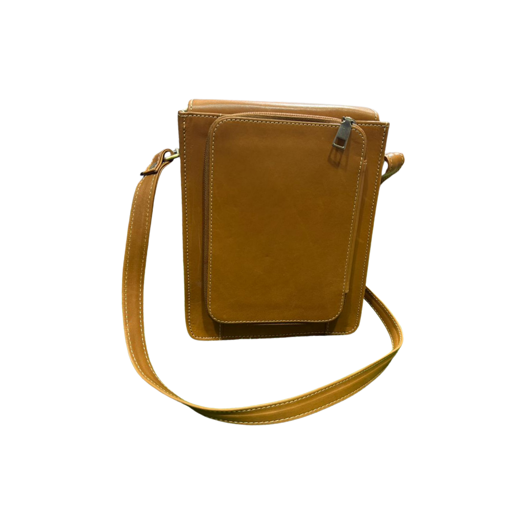 The LB-0801 Crossbody Bag — Brown