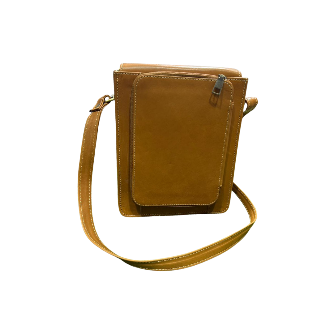 The LB-0801 Crossbody Bag — Brown