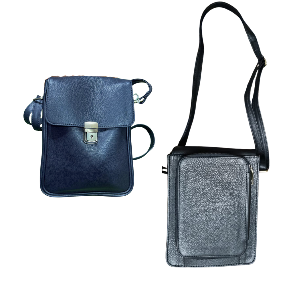 The LB-0801 Crossbody Bag — Black