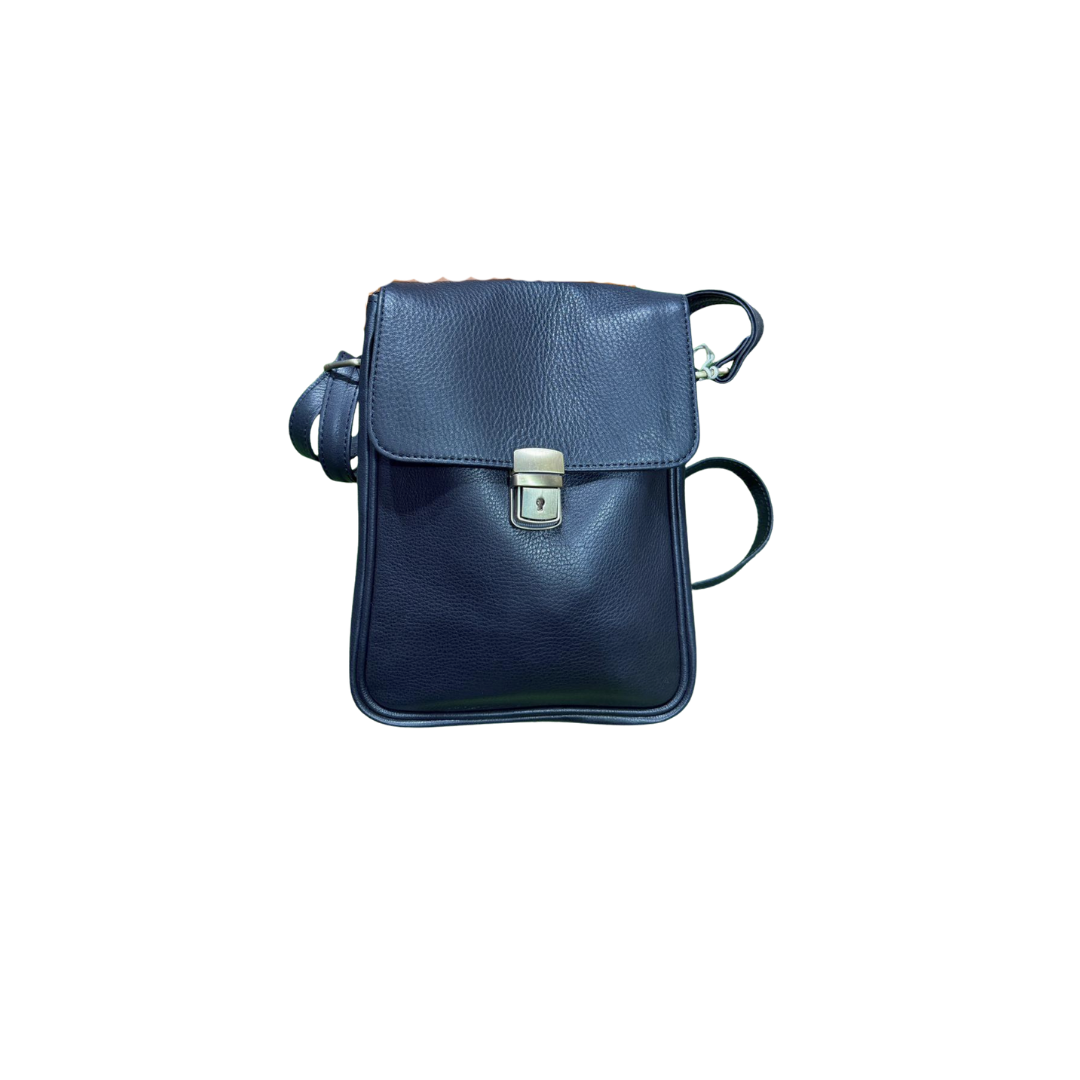 The LB-0801 Crossbody Bag — Black