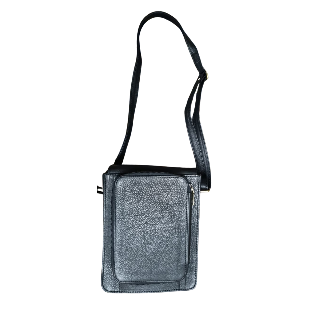 The LB-0801 Crossbody Bag — Black