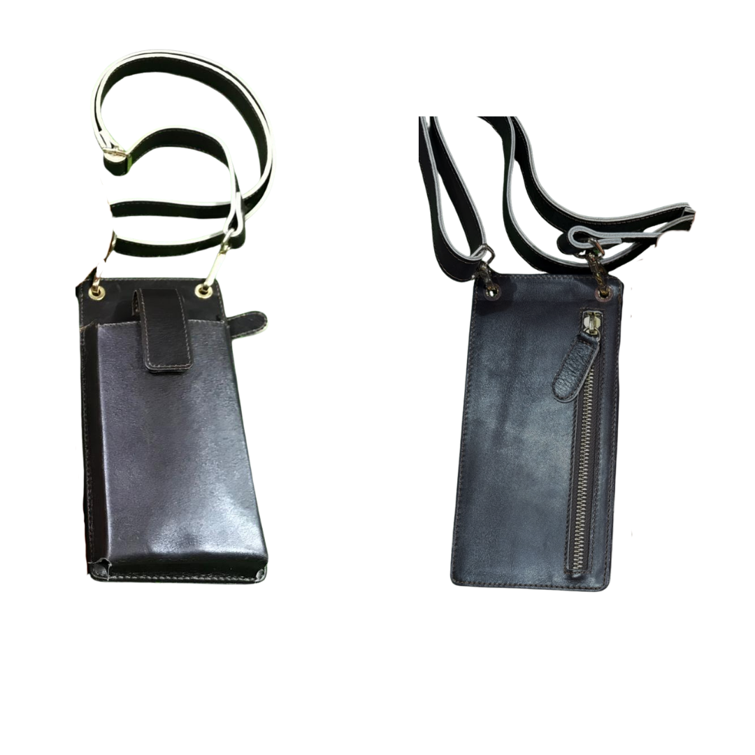 The LB-0802 Crossbody Bag — Black