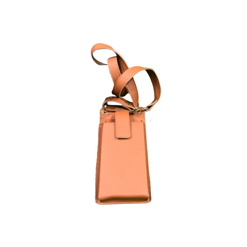 The LB-0802 Crossbody Bag — Brown