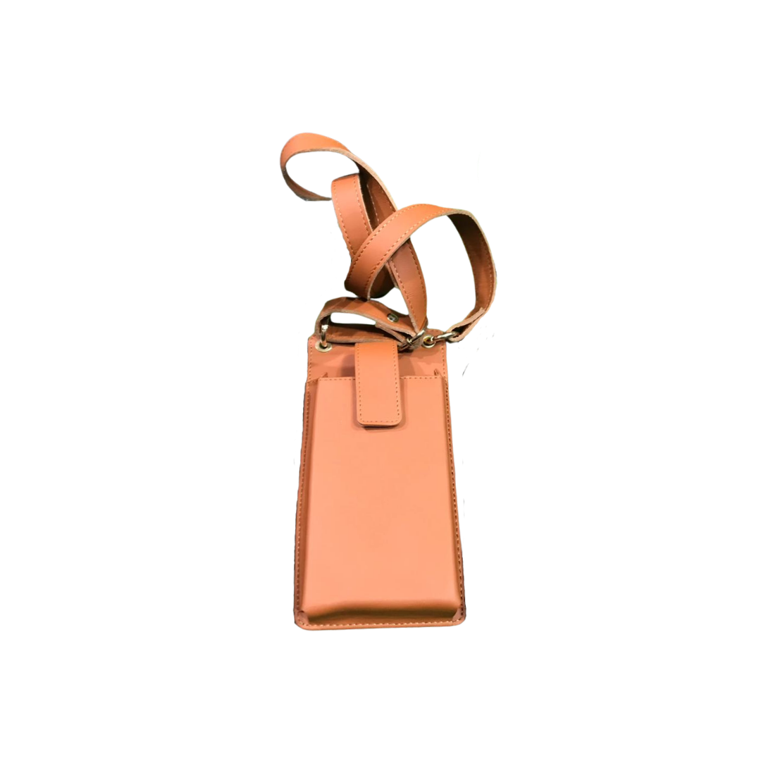 The LB-0802 Crossbody Bag — Brown