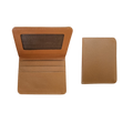 The LW-0061 Folding Cardholder — Brown