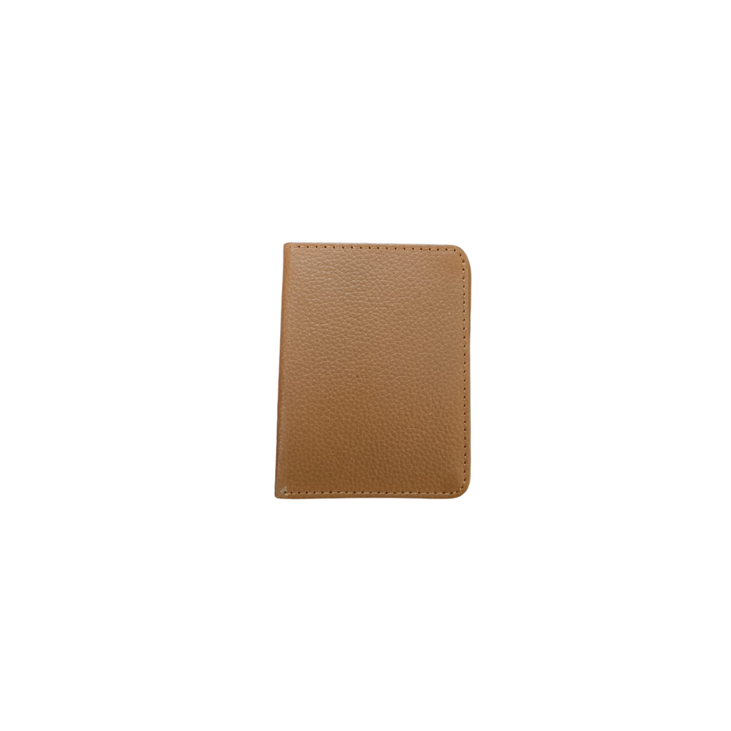 The LW-0061 Folding Cardholder — Brown