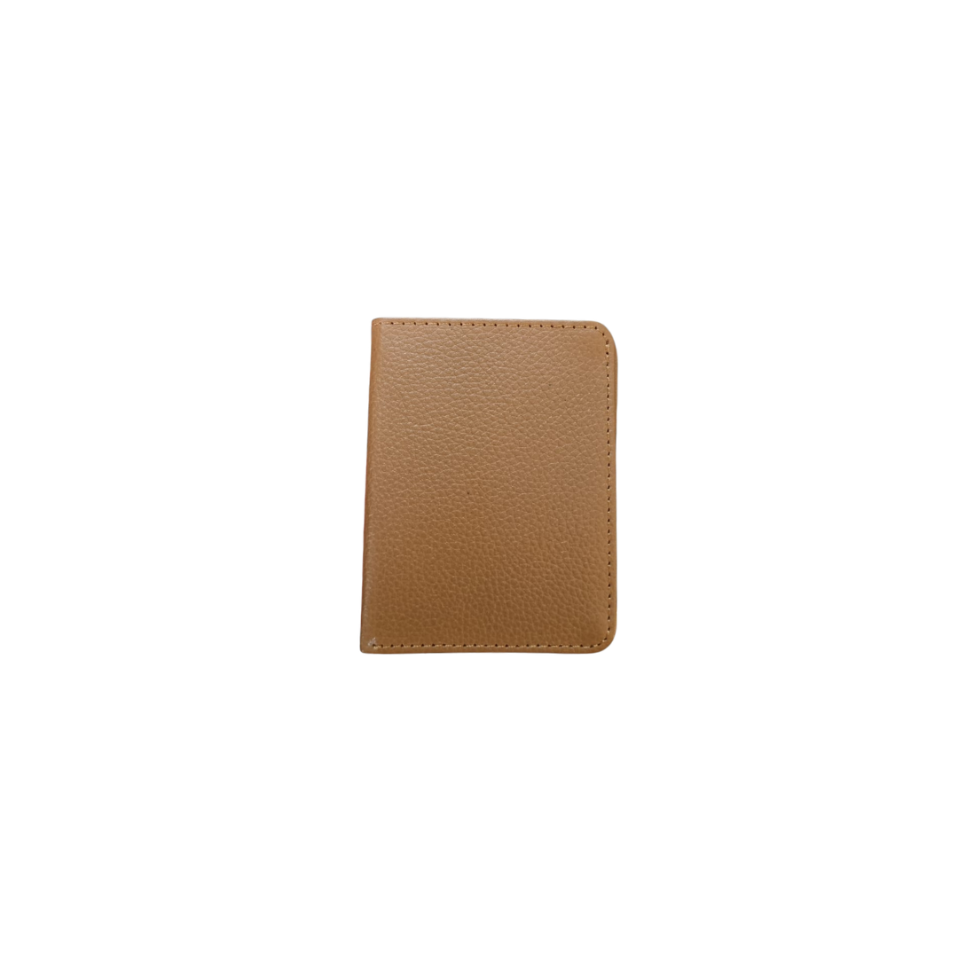 The LW-0061 Folding Cardholder — Brown