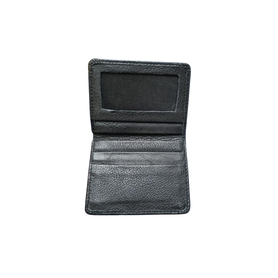 The LW-0061 Folding Cardholder — Black