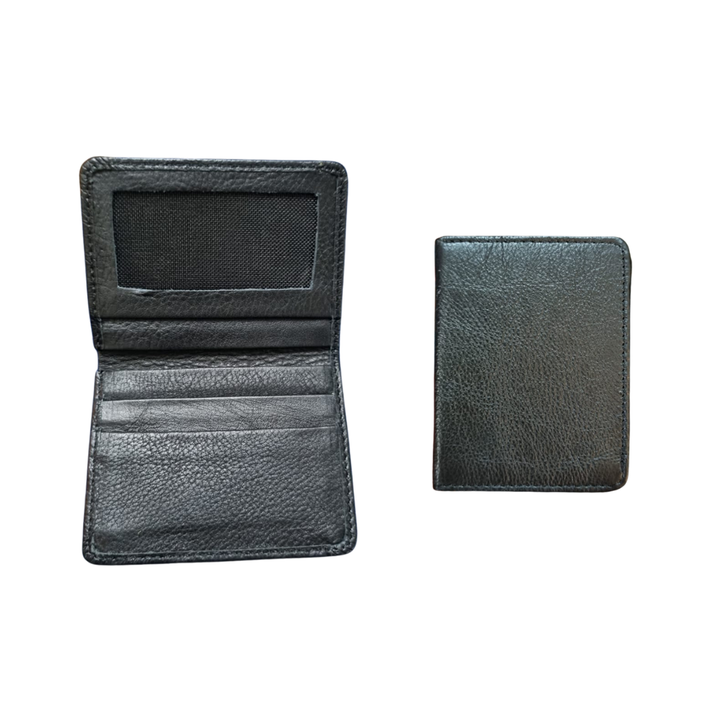 The LW-0061 Folding Cardholder — Black