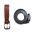 The LT-0005 Camel Leather Belt — Brown