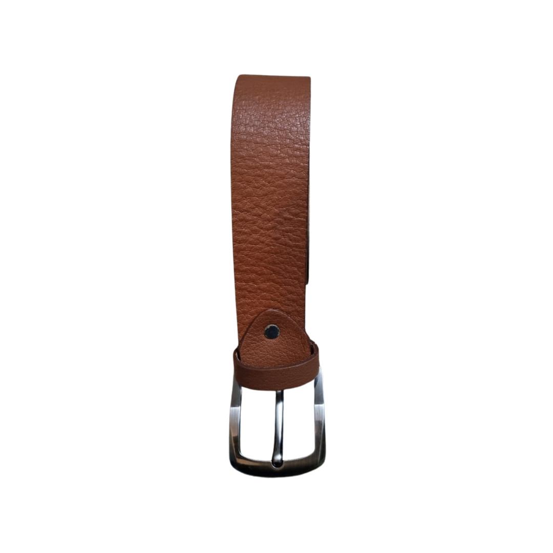 The LT-0005 Camel Leather Belt — Brown