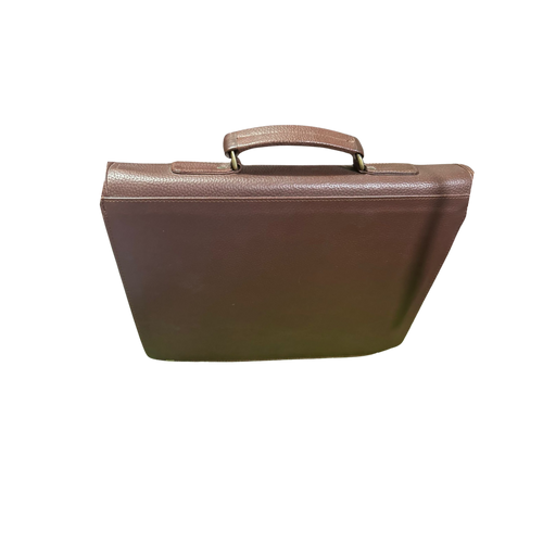 The LB-0002 Briefcase — Oiled Brown