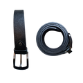 The LT-0005 Camel Leather Belt — Black