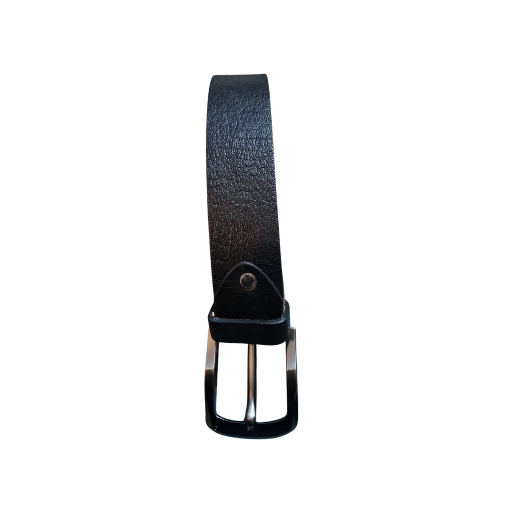 The LT-0005 Camel Leather Belt — Black