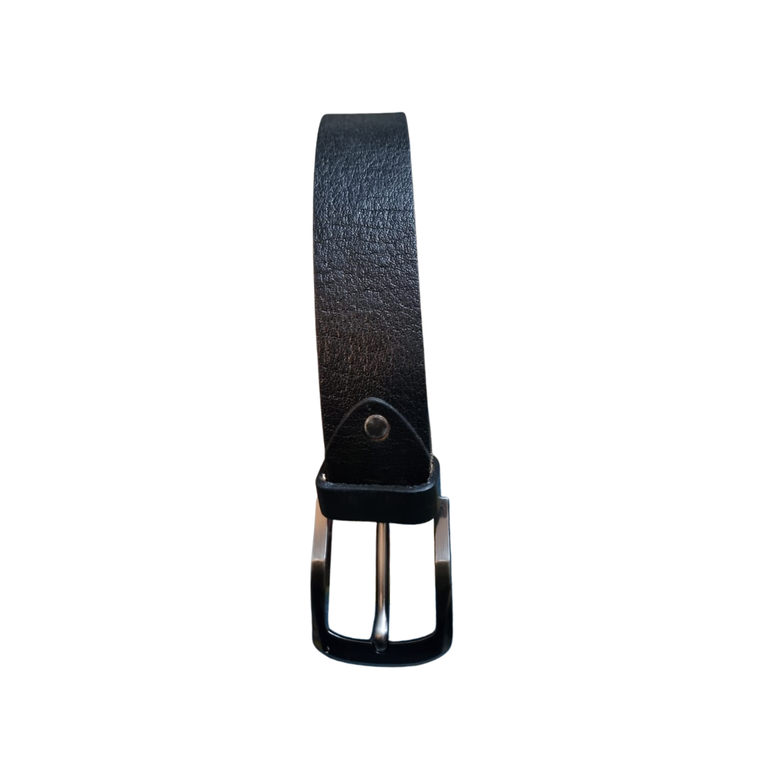 The LT-0005 Camel Leather Belt — Black