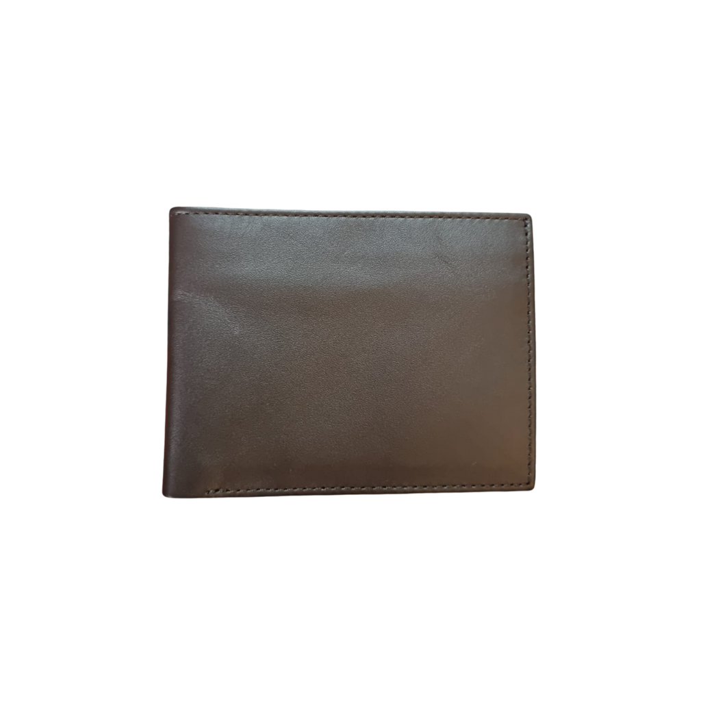 The LW-0211 Slim Billfold Wallet — Dark Brown