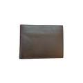 The LW-0211 Slim Billfold Wallet — Dark Brown