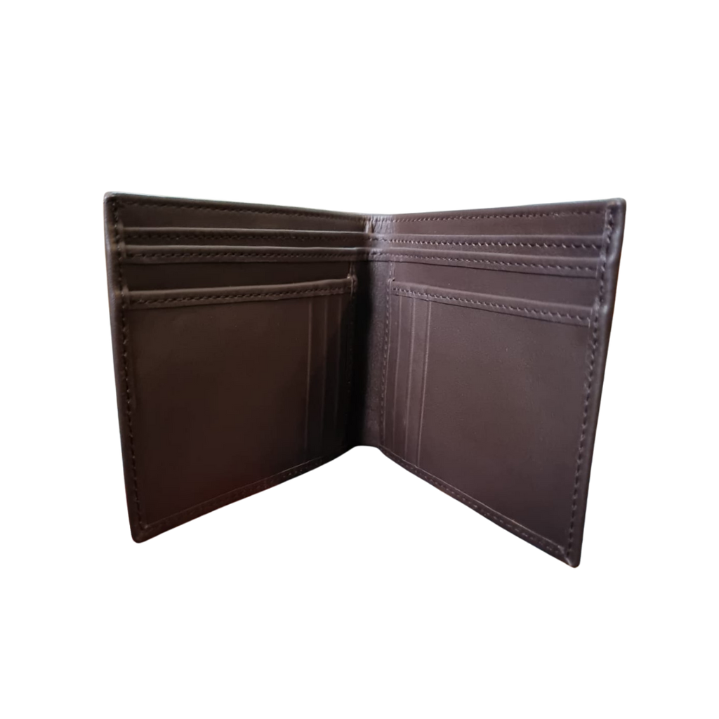 The LW-0211 Slim Billfold Wallet — Dark Brown