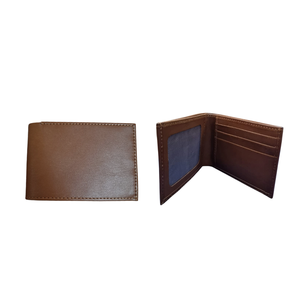 The LW-0214 Slim Billfold Wallet — Brown