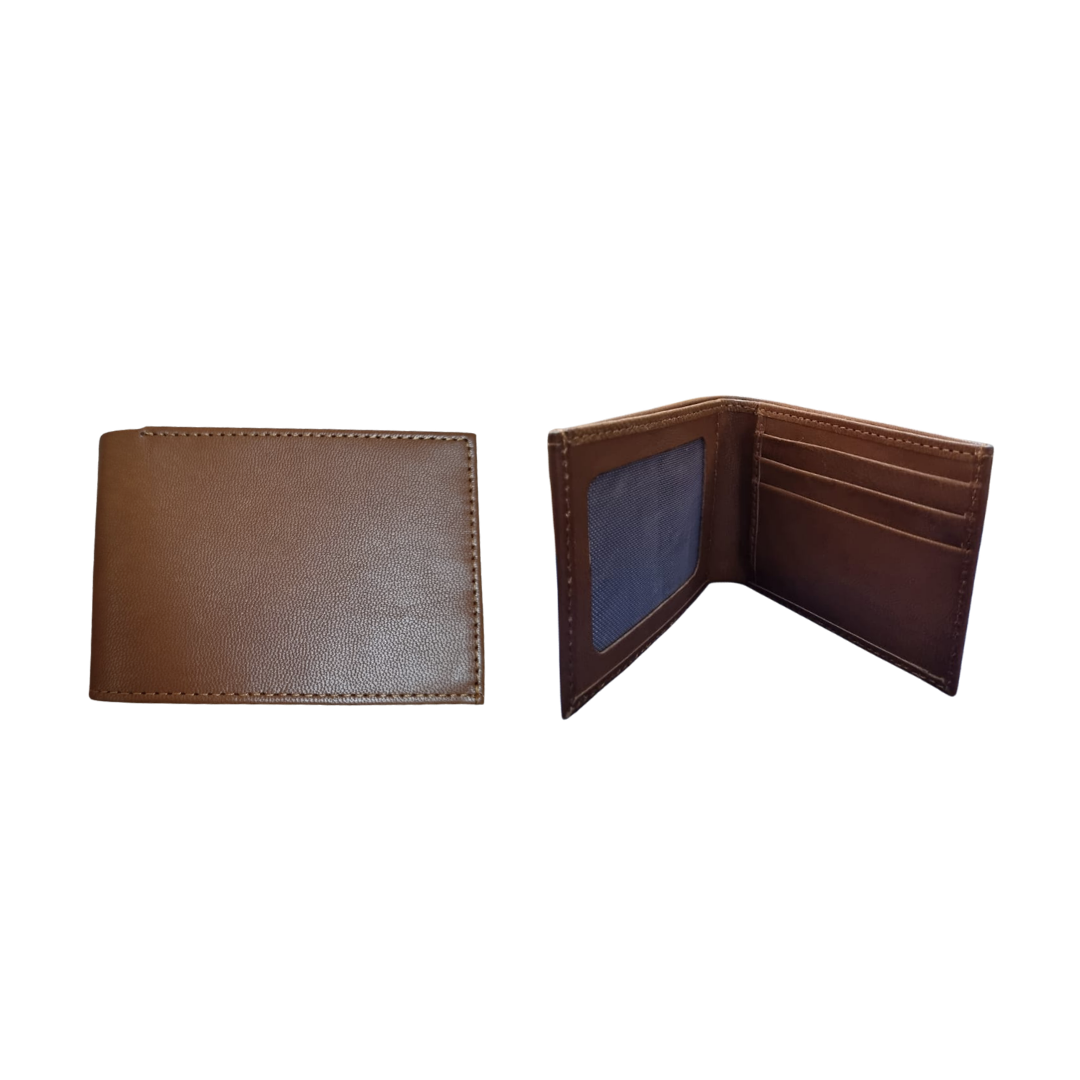 The LW-0214 Slim Billfold Wallet — Brown