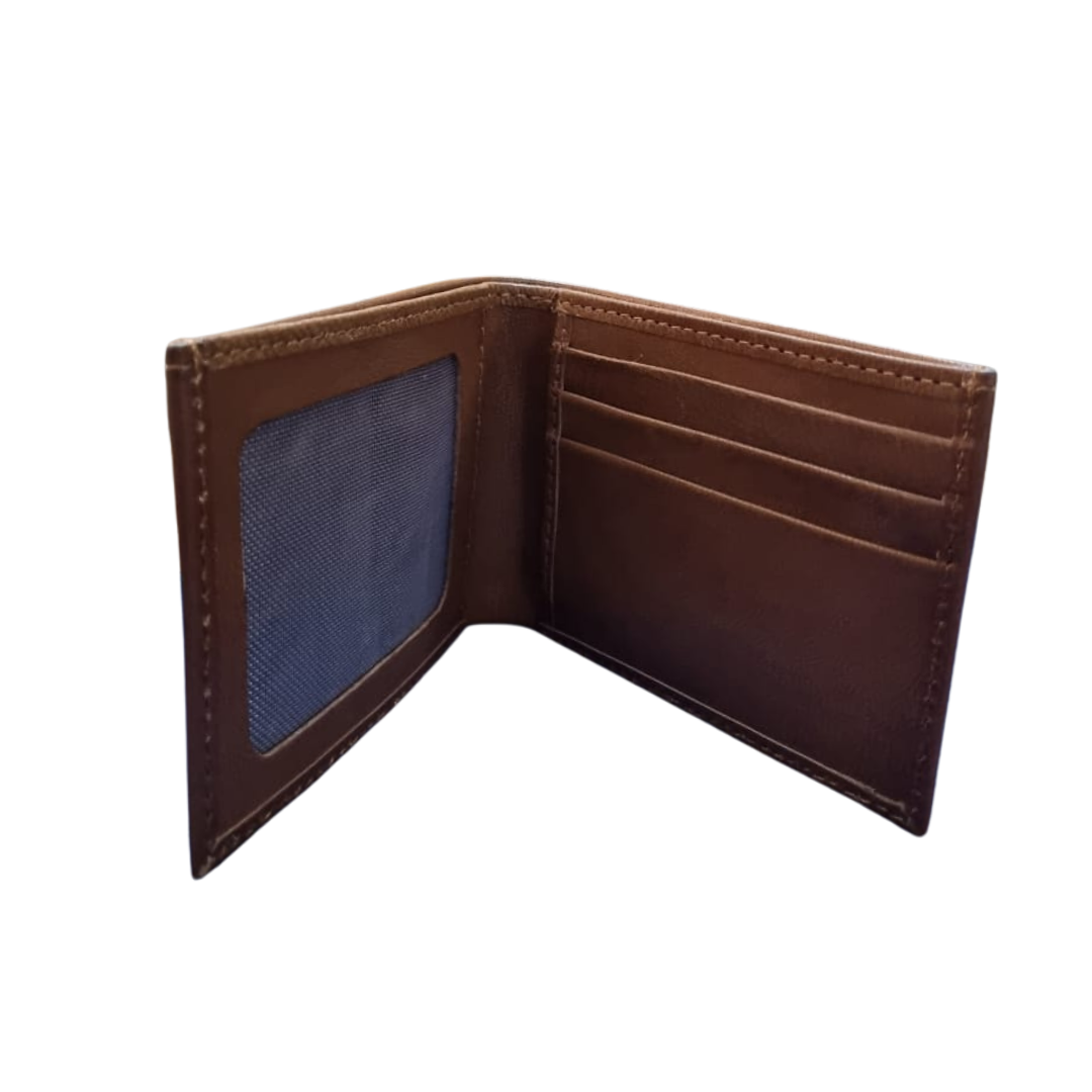 The LW-0214 Slim Billfold Wallet — Brown