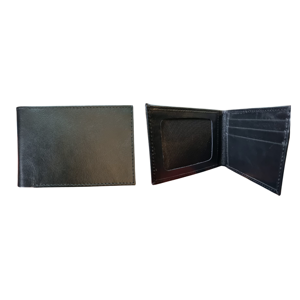 The LW-0214 Slim Billfold Wallet — Black
