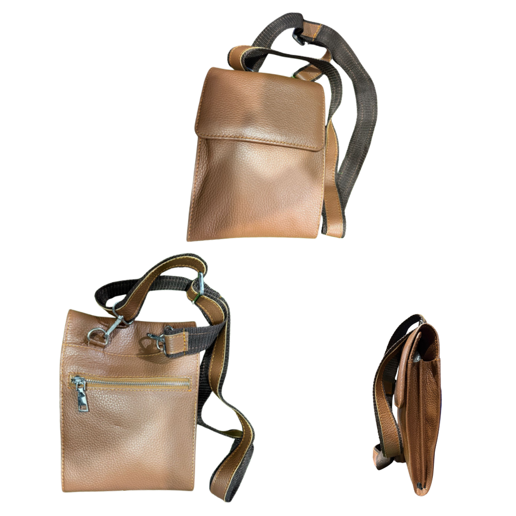 The LB-0804 Crossbody Bag — Brown