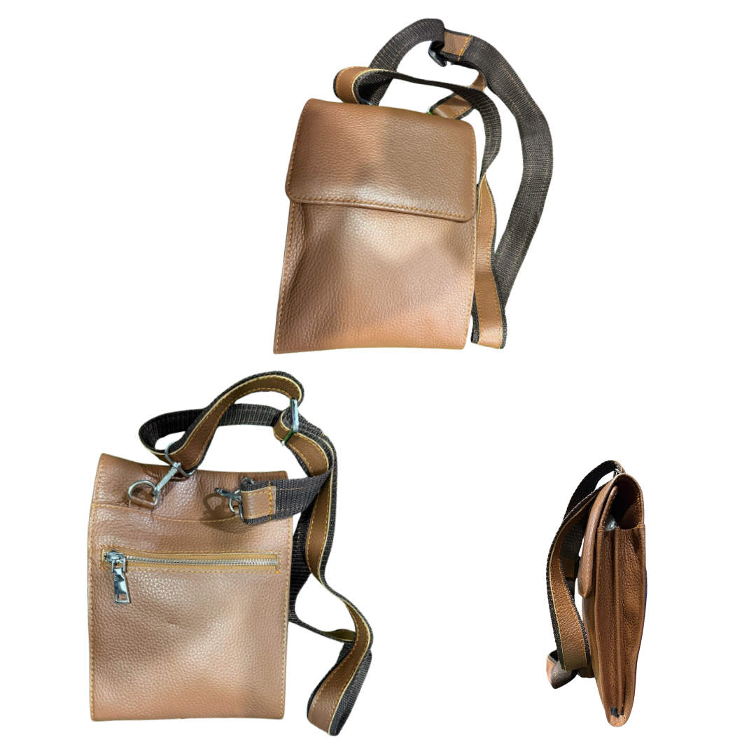 The LB-0804 Crossbody Bag — Brown