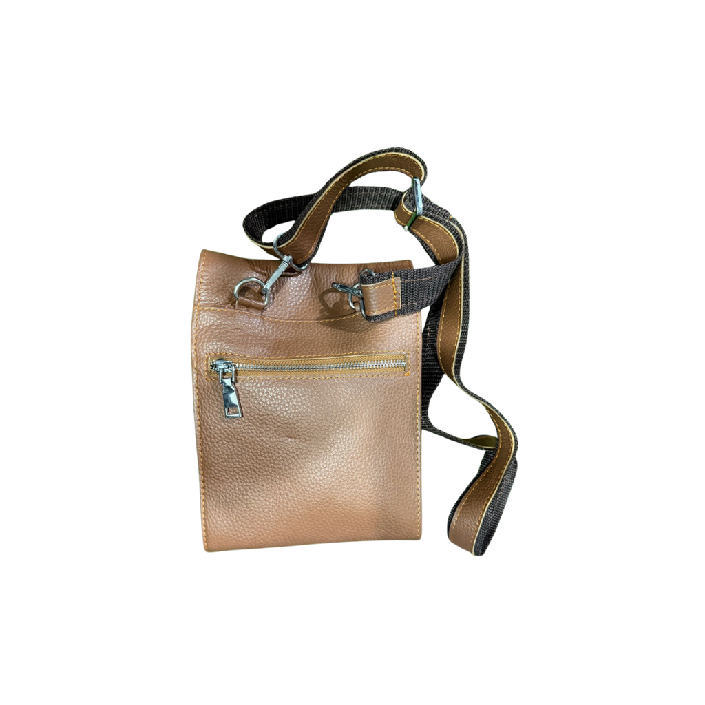 The LB-0804 Crossbody Bag — Brown