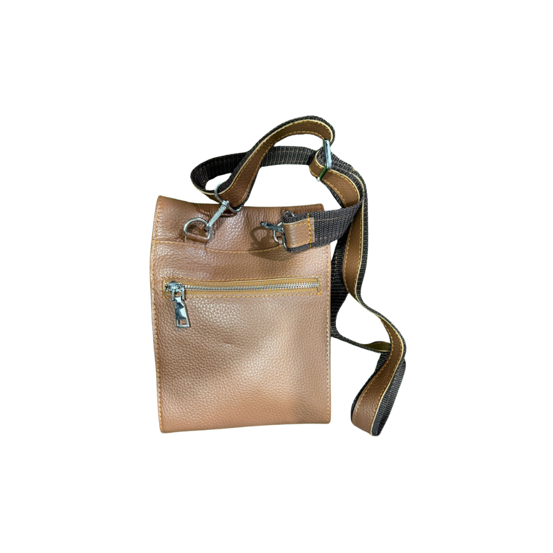 The LB-0804 Crossbody Bag — Brown