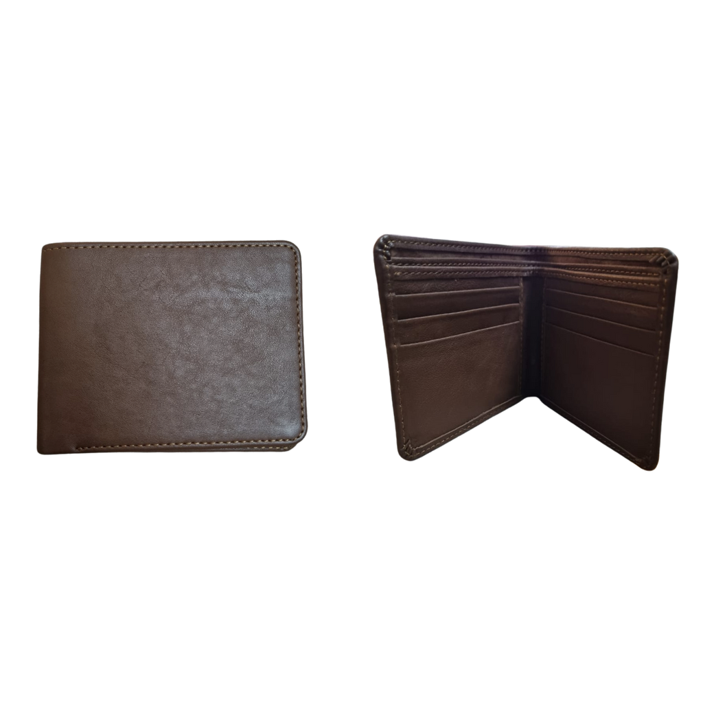 The LW-0217 Classic Billfold Wallet —  Dark Brown