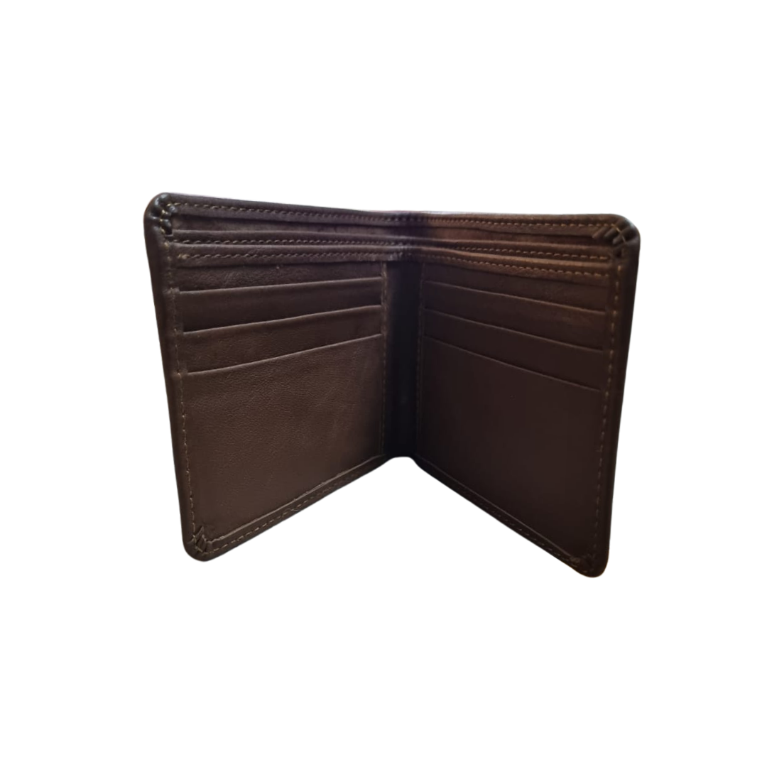 The LW-0217 Classic Billfold Wallet —  Dark Brown