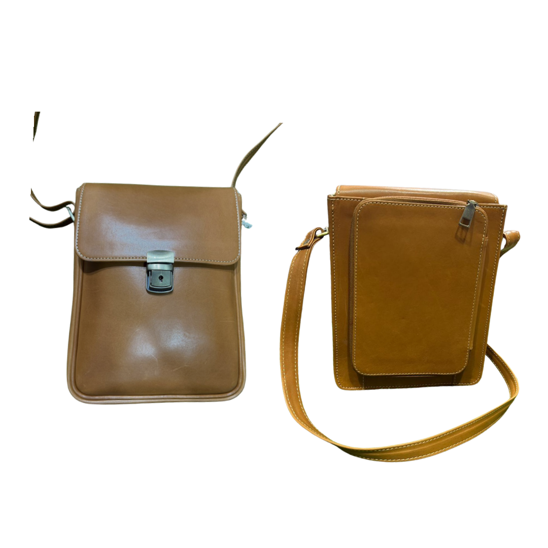 The LB-0801 Crossbody Bag — Brown